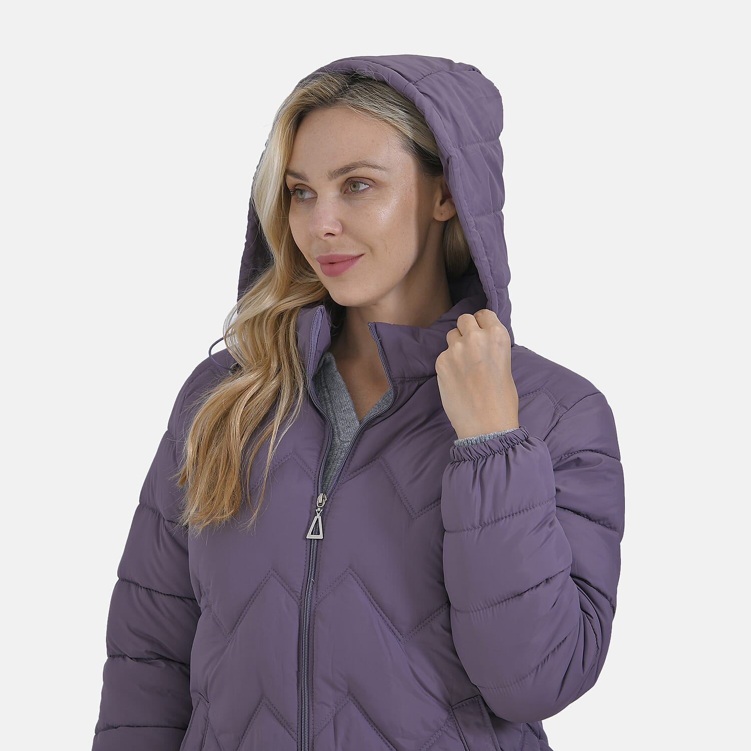 La Marey Lightning-Patterned Jacket (Size 12 to 14) - Purple 7858661 6