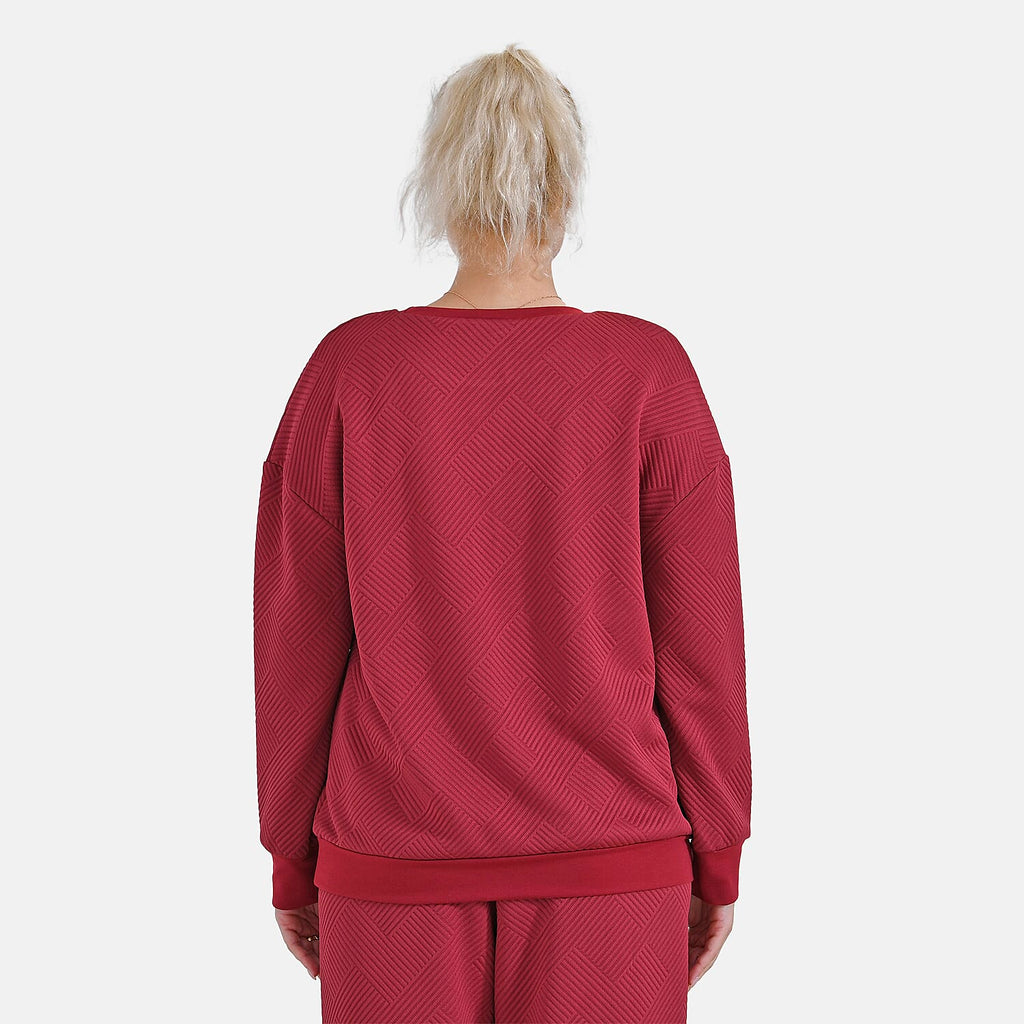 La Marey Loungewear Top (Size S) - Red