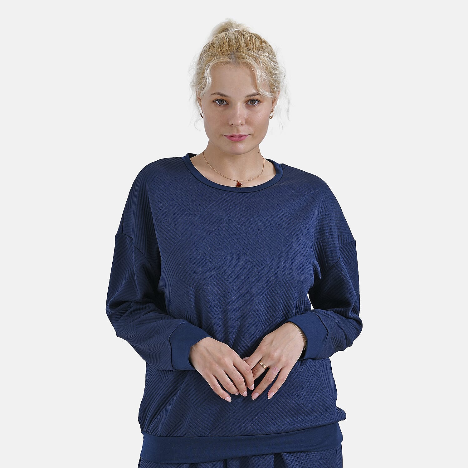 La Marey Loungewear Top (Size 12 to 14) - Navy 7851781 7