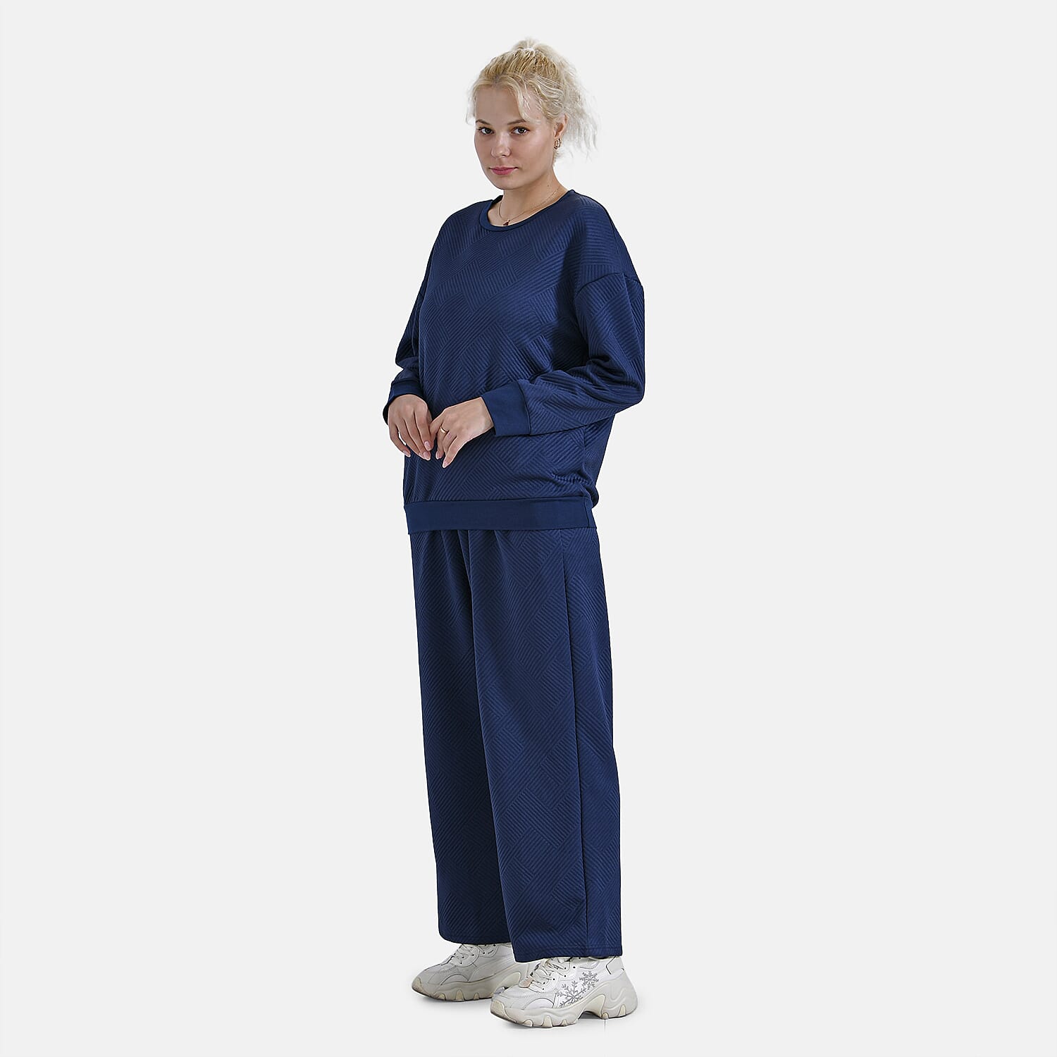La Marey Loungewear Top (Size 8 to 10) - Navy V32520516 0
