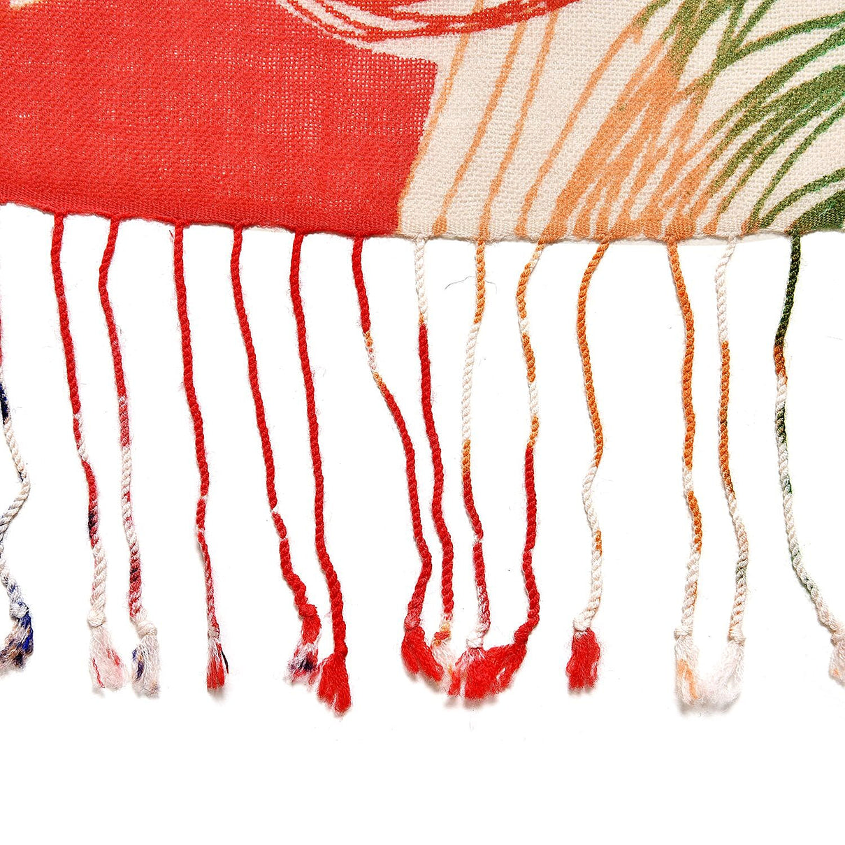 Close Out Deal - La Marey 100% Merino Wool Baseball Scarf (Size 175 x 65cm) - Red 7389652 5