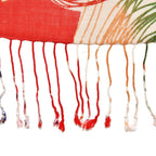 Close Out Deal - La Marey 100% Merino Wool Baseball Scarf (Size 175 x 65cm) - Red