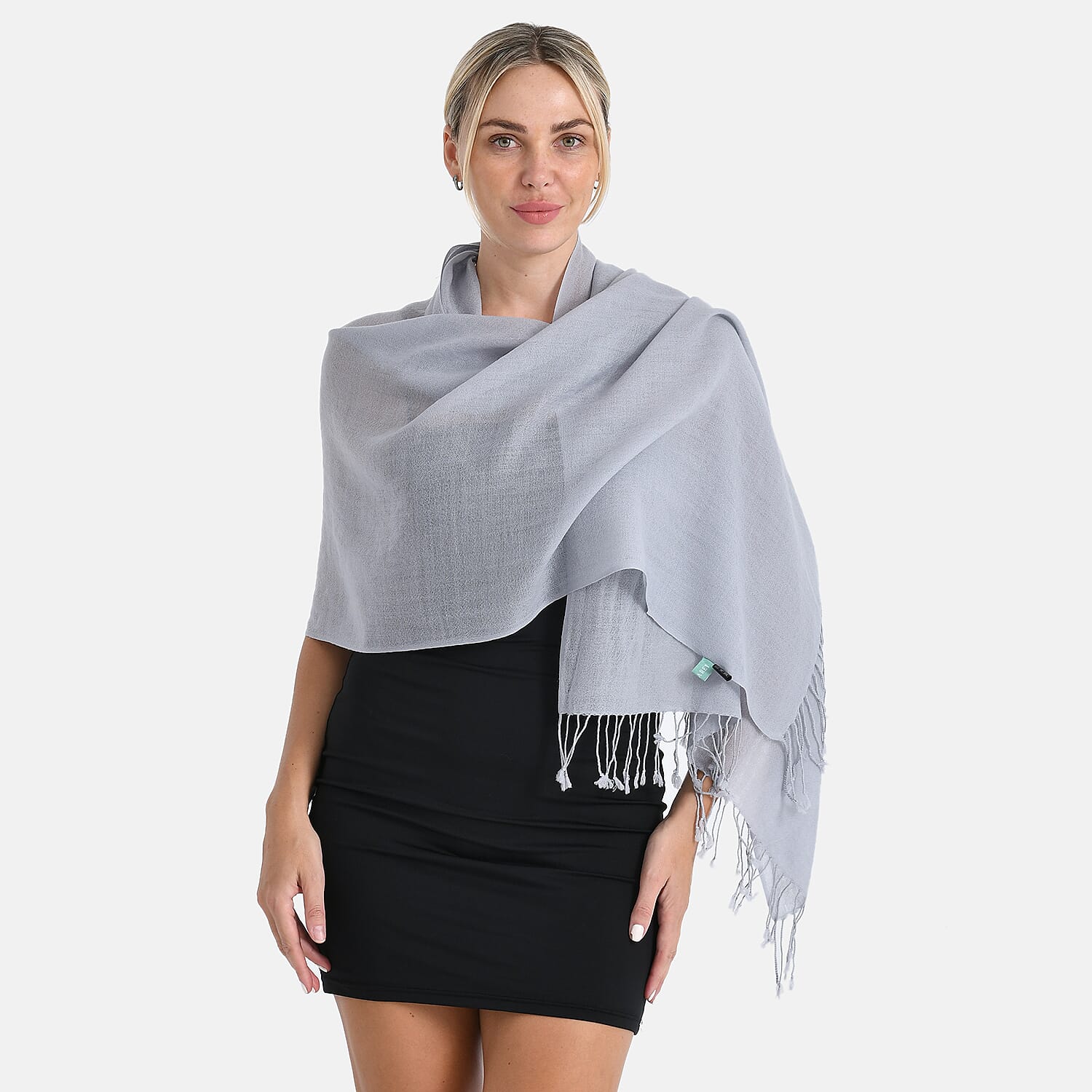 La Marey Merino Wool Scarf (170 x 65 cm) - Grey 8241169 4