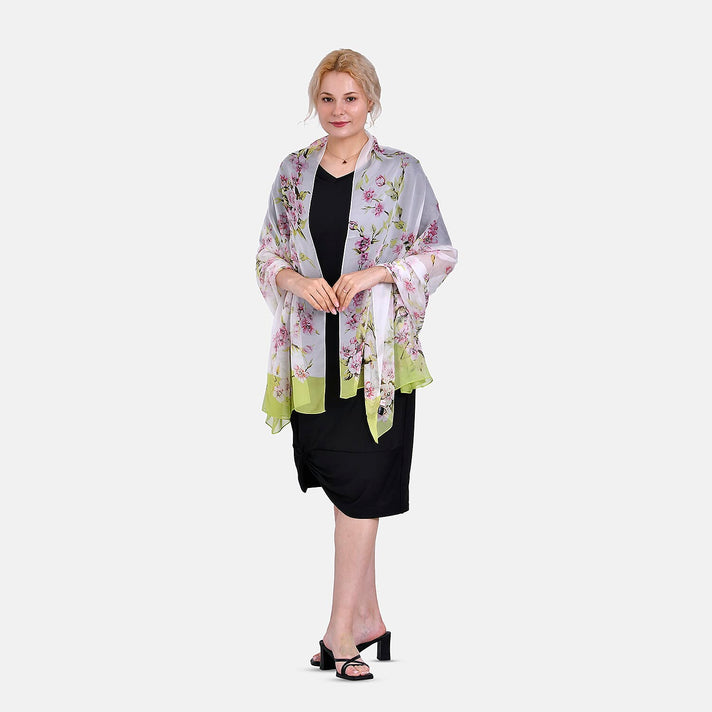 La Marey Pure Mulberry Silk Scarf 7757227 1