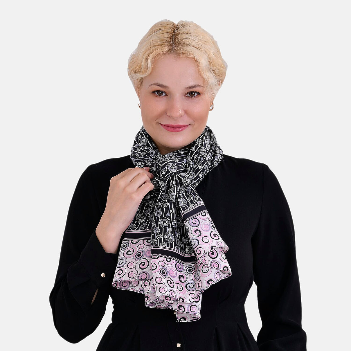 La Marey Mulberry Silk Printed Scarf 7834250 3