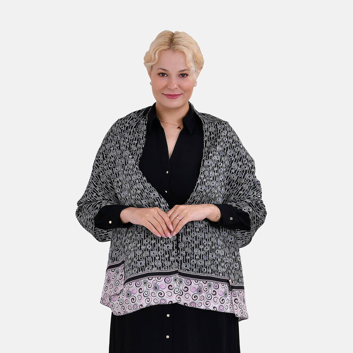 La Marey Mulberry Silk Printed Scarf 7834250 4