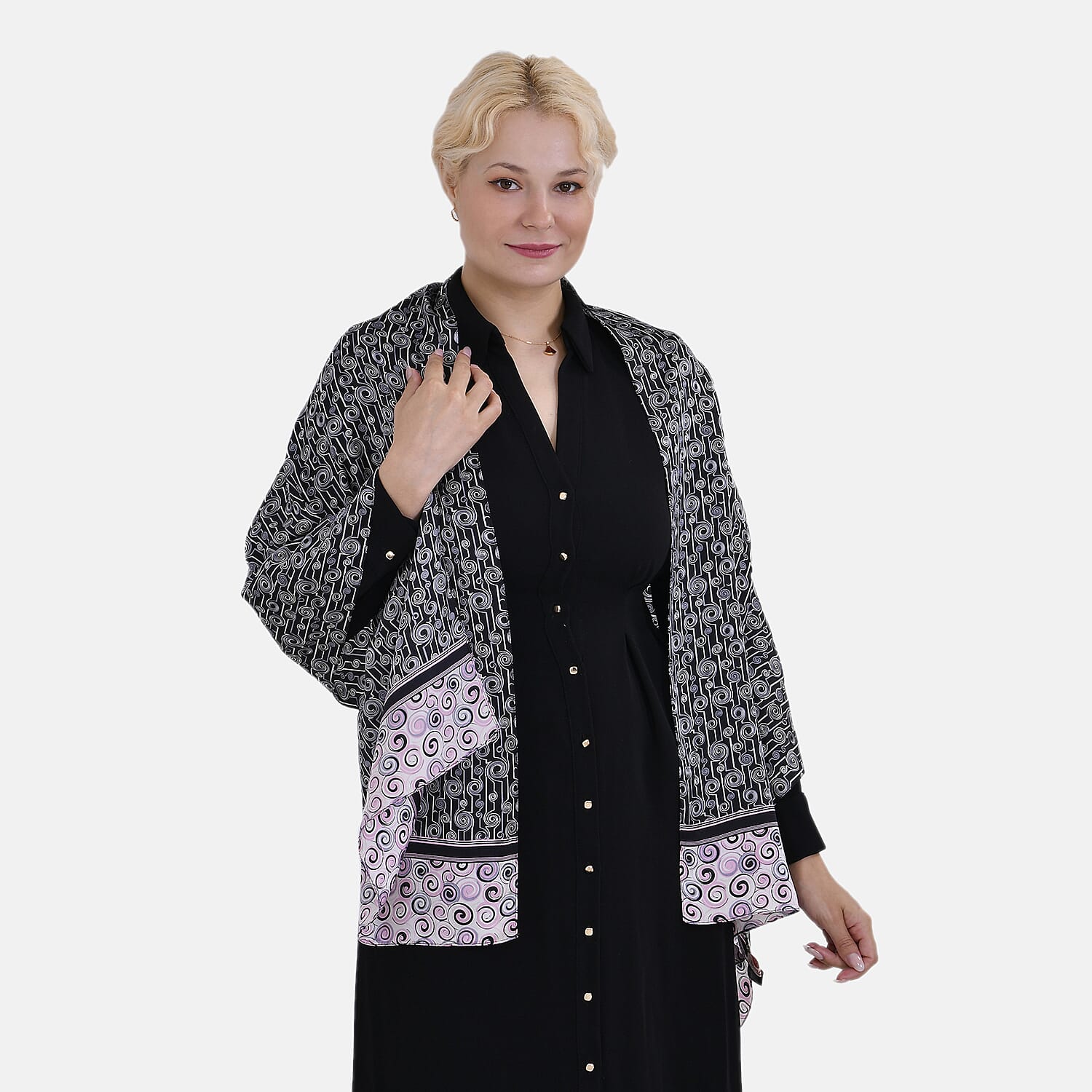 La Marey Mulberry Silk Printed Scarf 7834250 5