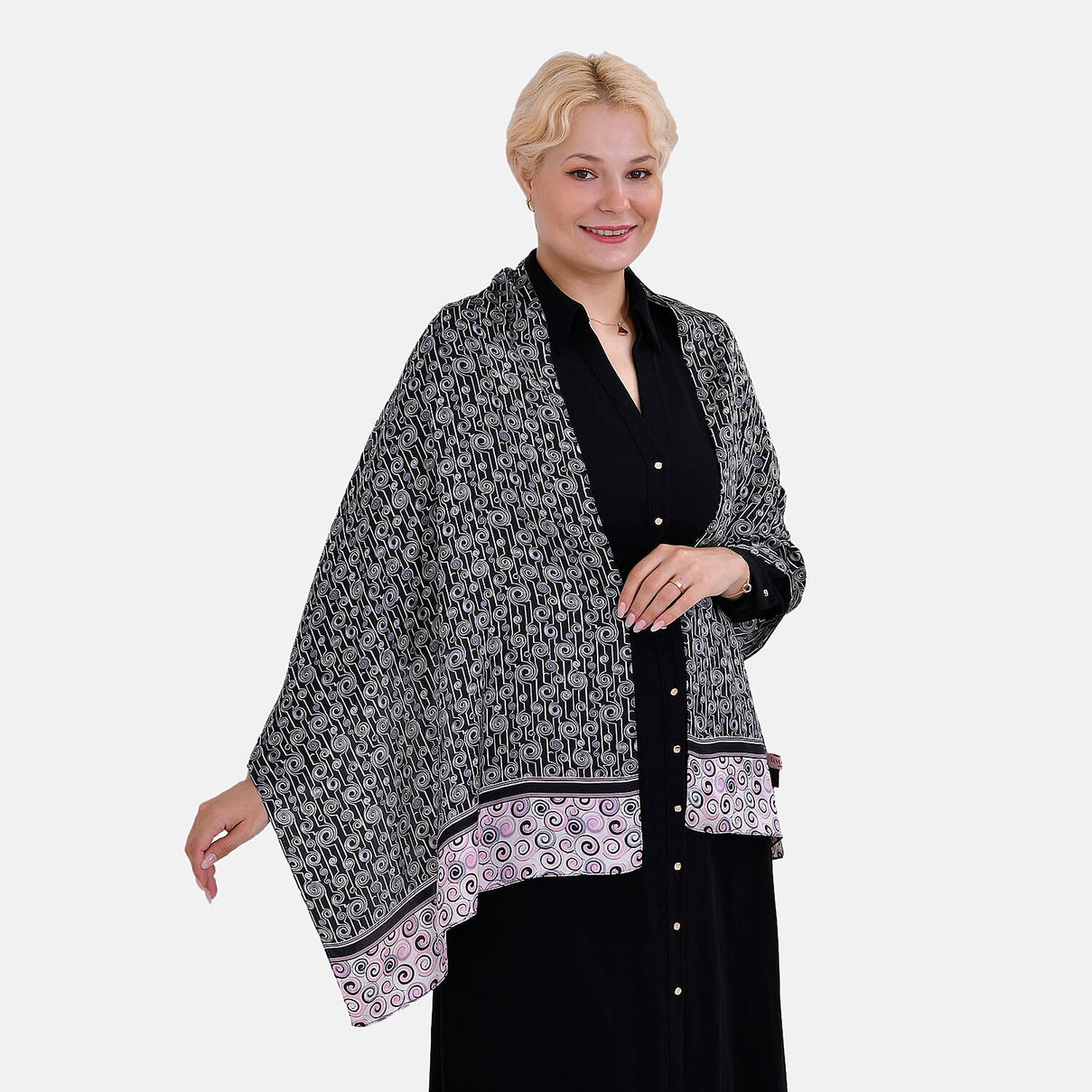La Marey Mulberry Silk Printed Scarf 7834250 6