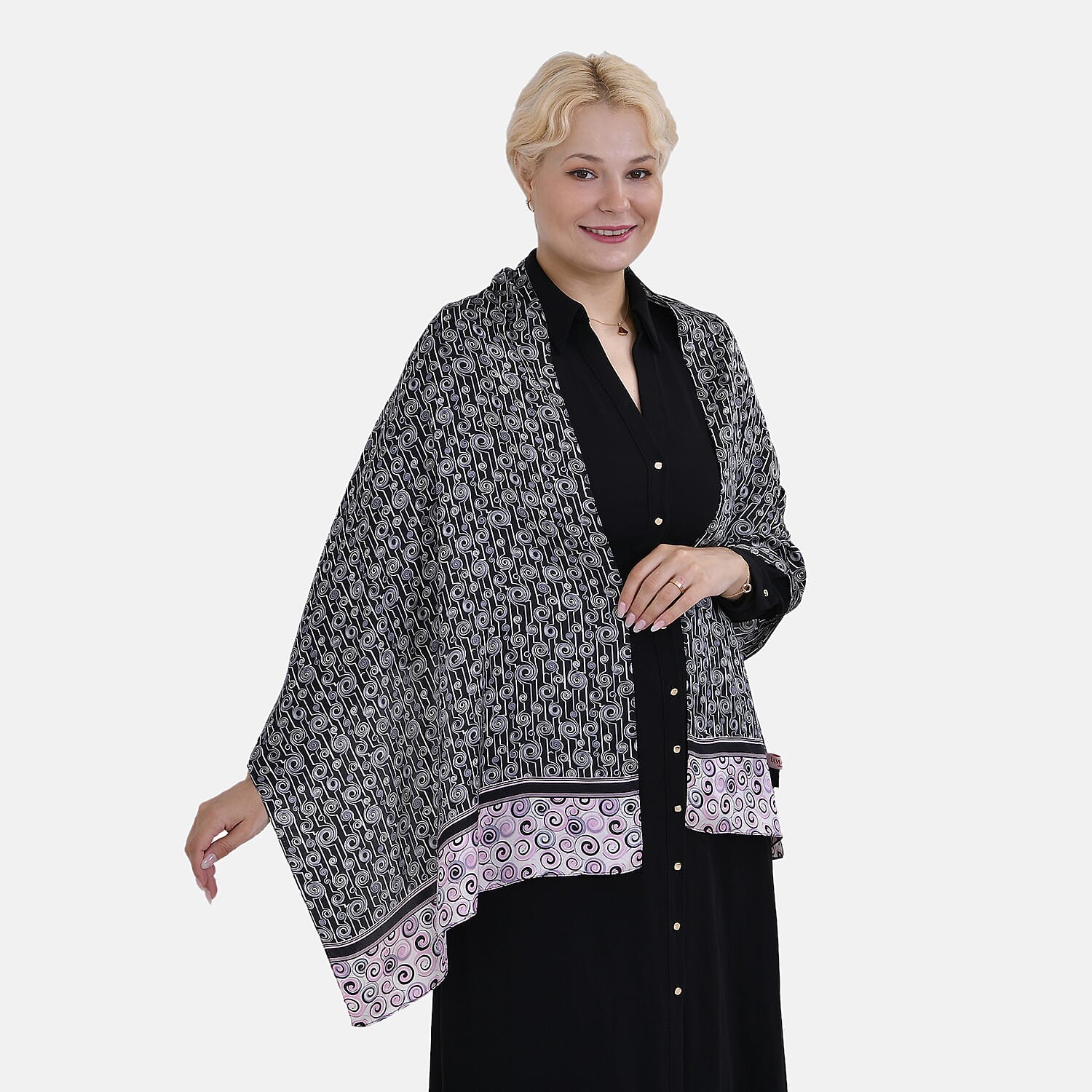 La Marey Mulberry Silk Printed Scarf 7834250 6