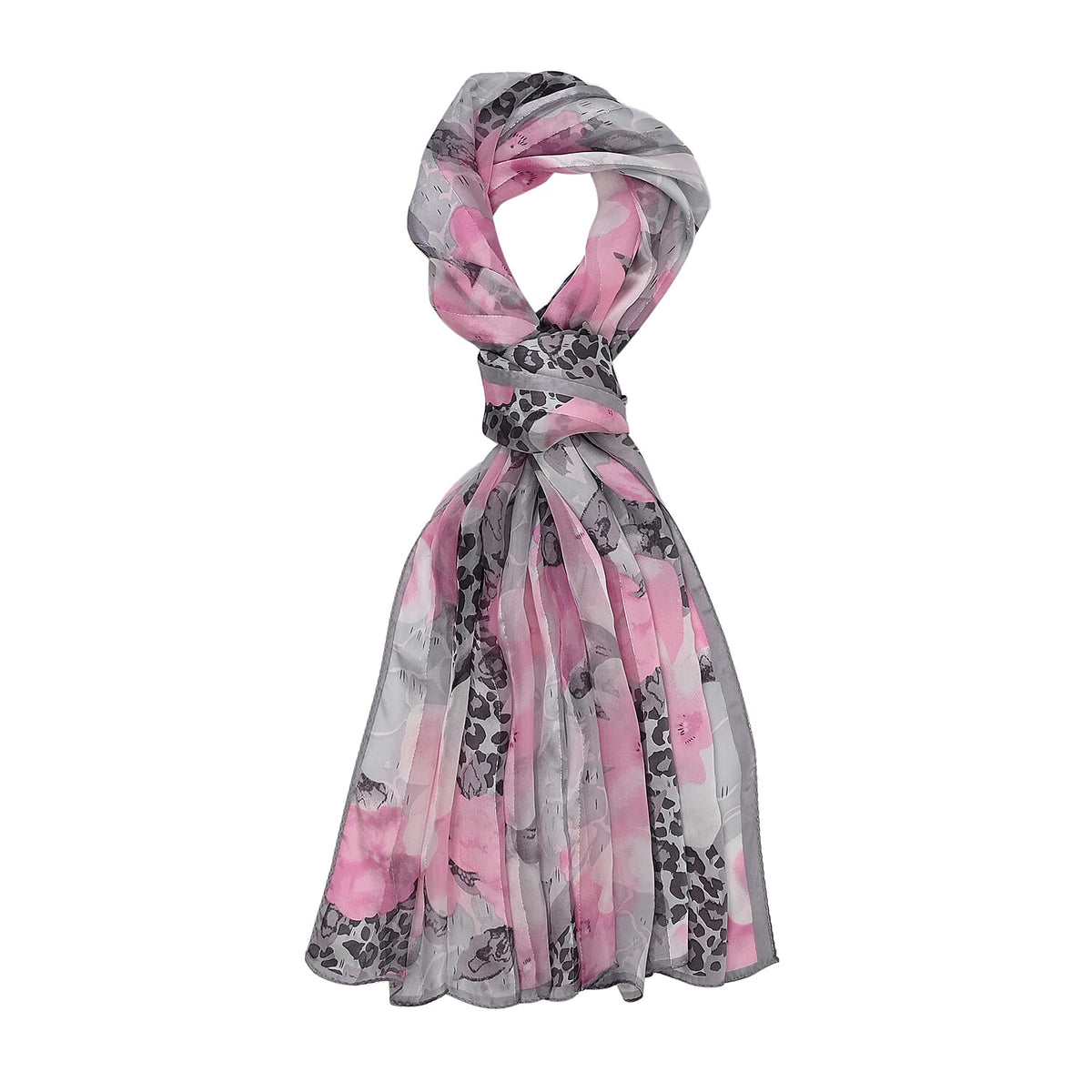 La Marey Mulberry Silk Printed Scarf 7834234 0