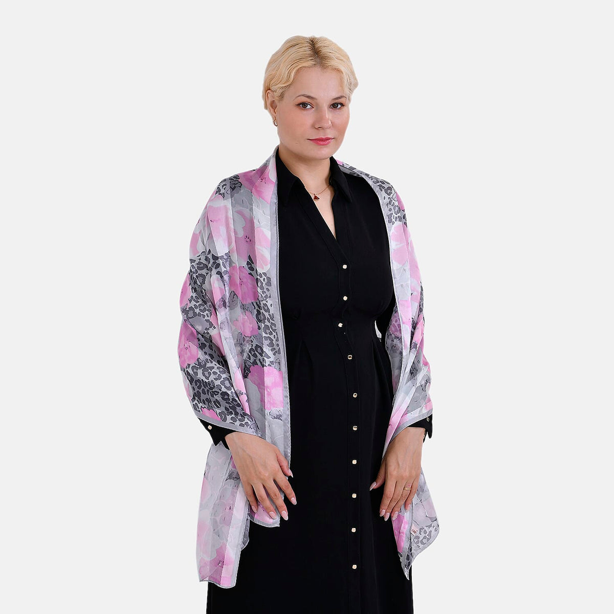 La Marey Mulberry Silk Printed Scarf 7834234 5