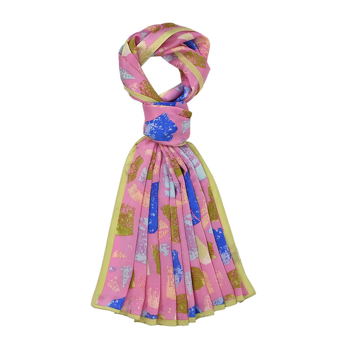 La Marey Mulberry Silk Printed Scarf 7834236 1