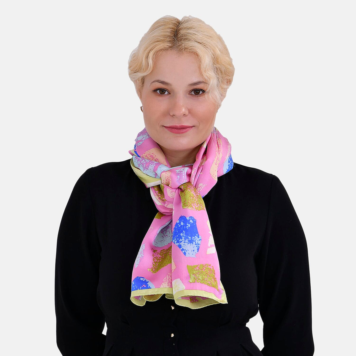 La Marey Mulberry Silk Printed Scarf 7834236 3