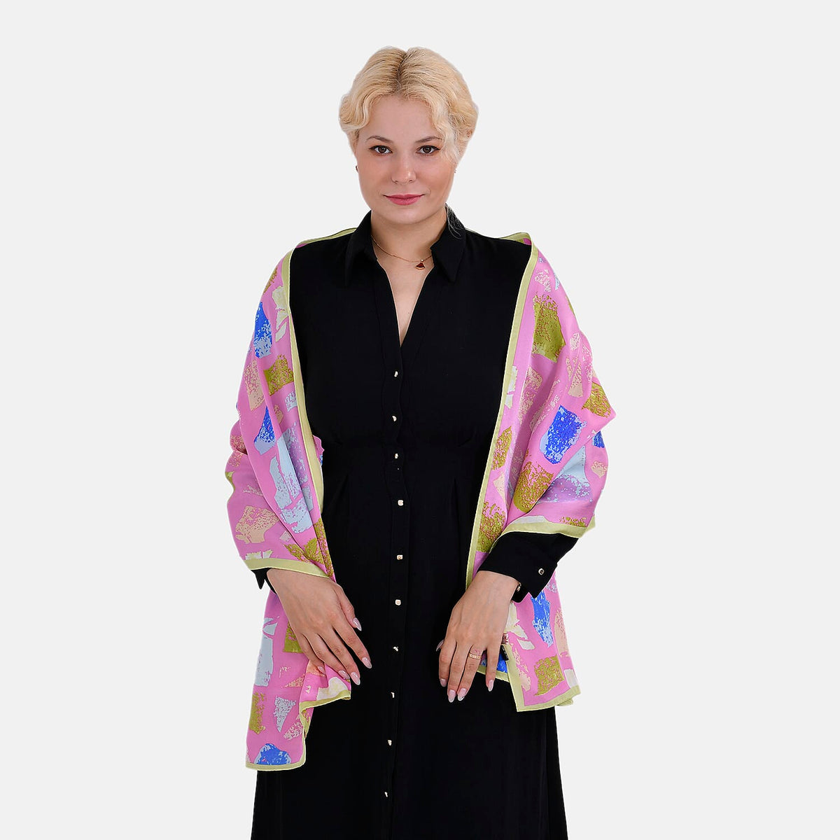 La Marey Mulberry Silk Printed Scarf 7834236 6