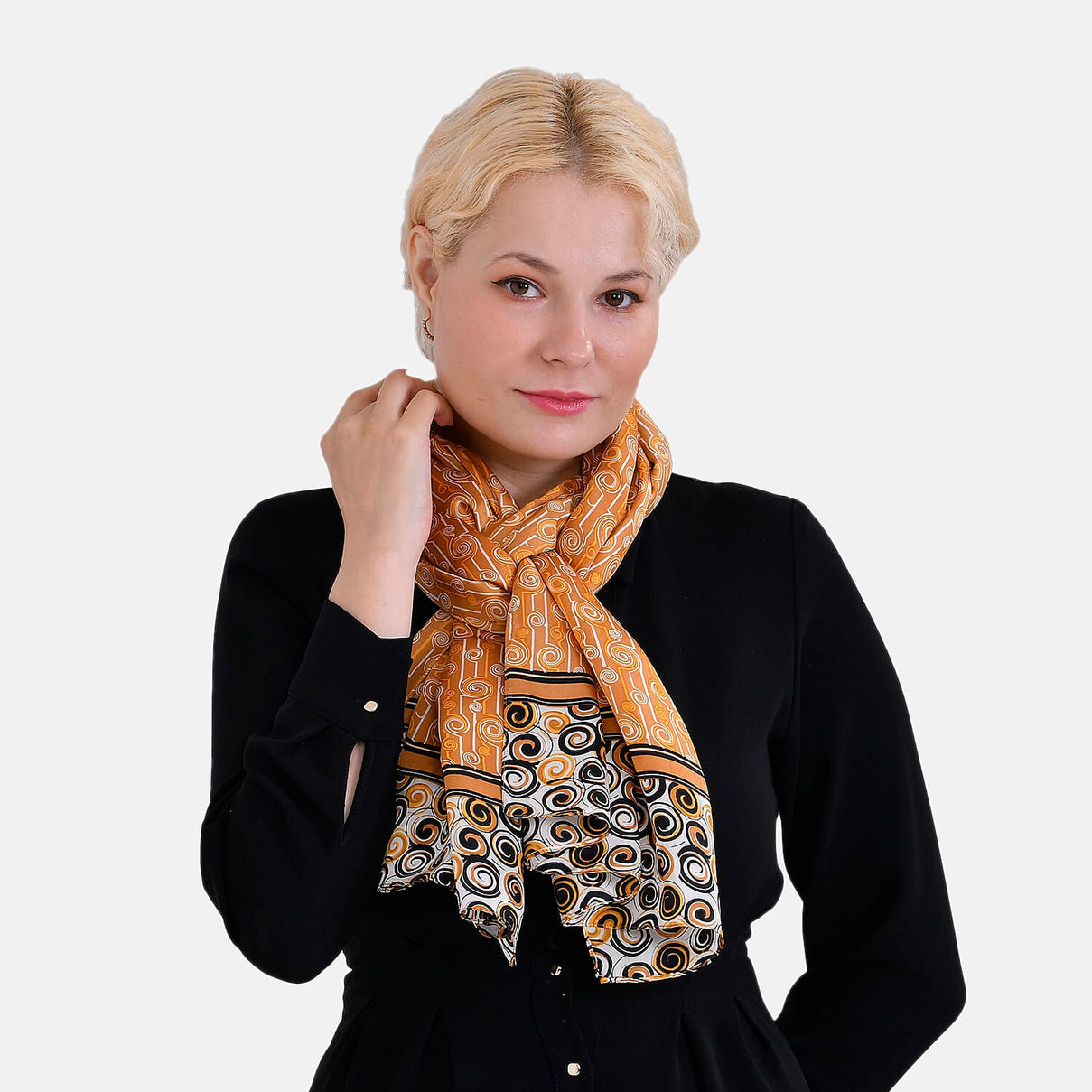 La Marey Mulberry Silk Printed Scarf 7834235 2