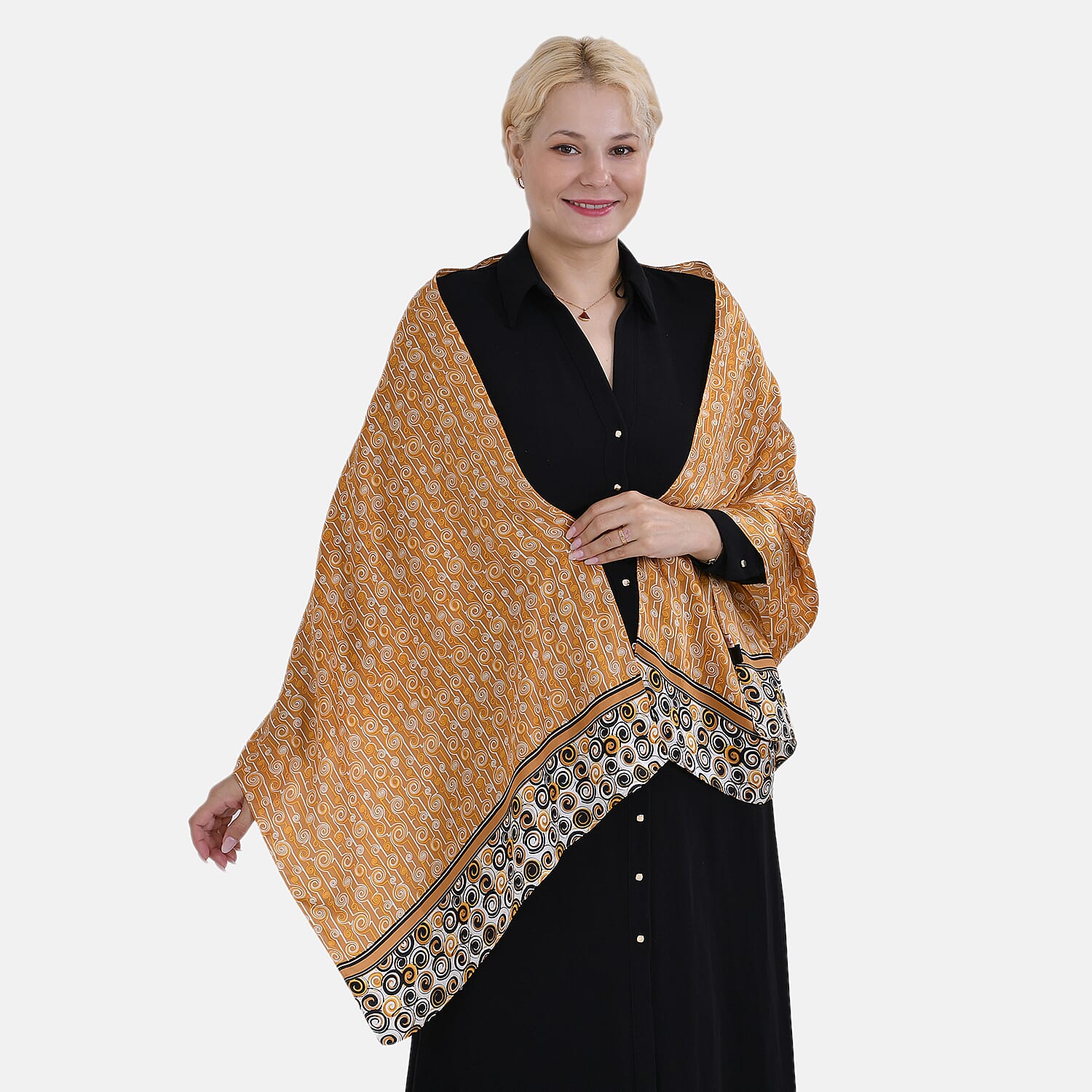La Marey Mulberry Silk Printed Scarf 7834235 4
