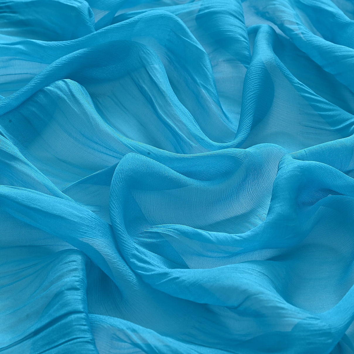 La Marey 100% Mulberry Silk Scarf (199 x 98cm) - Blue 8525911 8