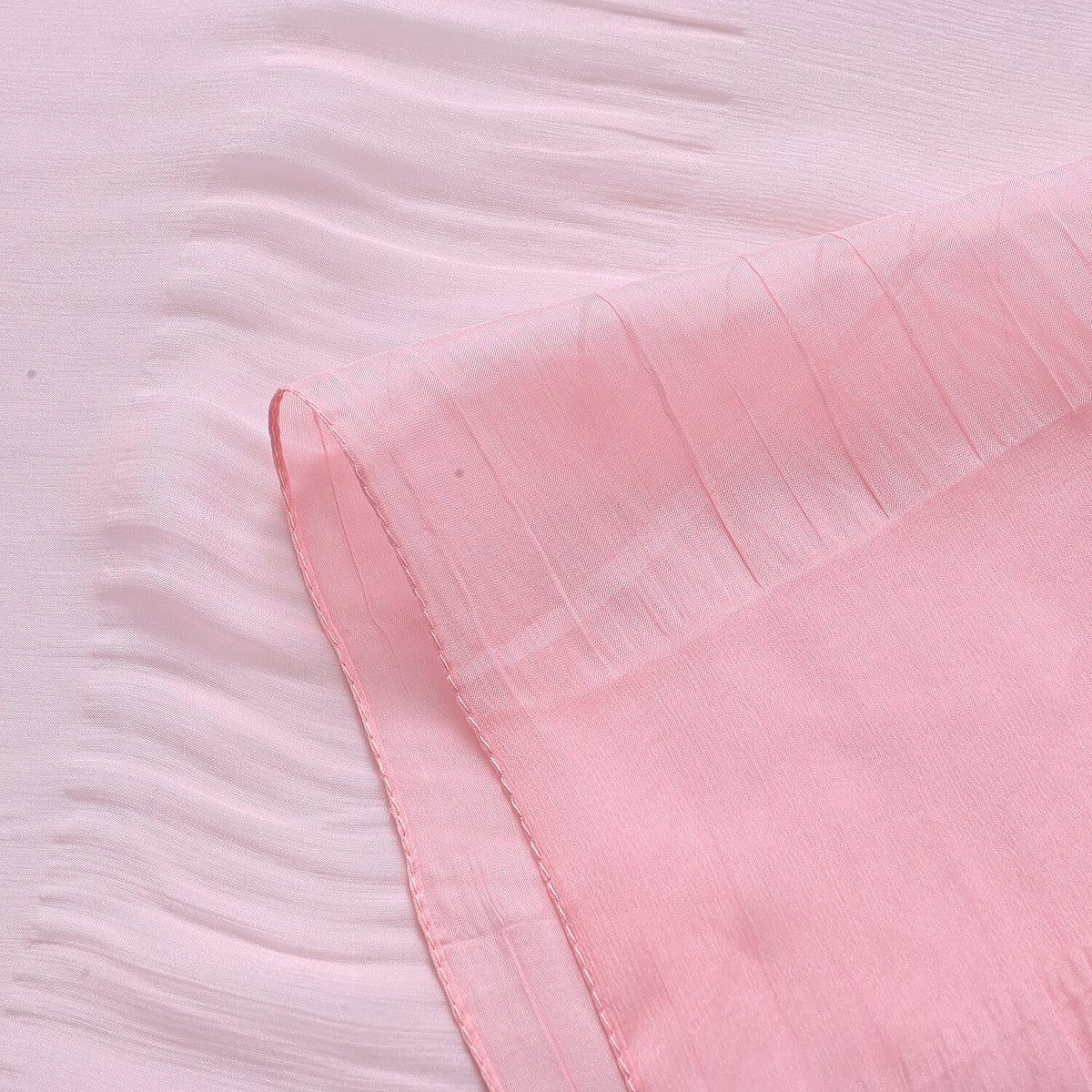 La Marey 100% Mulberry Silk Scarf (196 x 97cm) - Pink V32577080 7