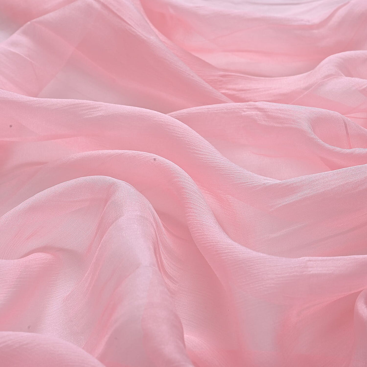 La Marey 100% Mulberry Silk Scarf (196 x 97cm) - Pink V32577080 8