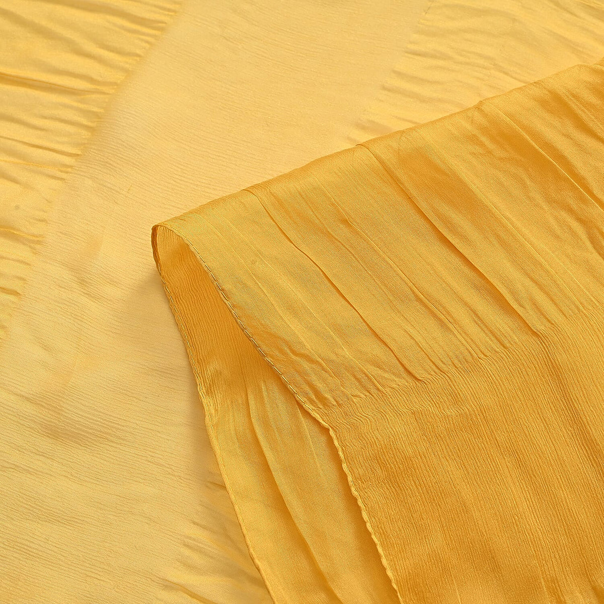 La Marey 100% Mulberry Silk Scarf (198 x 98cm) - Yellow 8525903 7