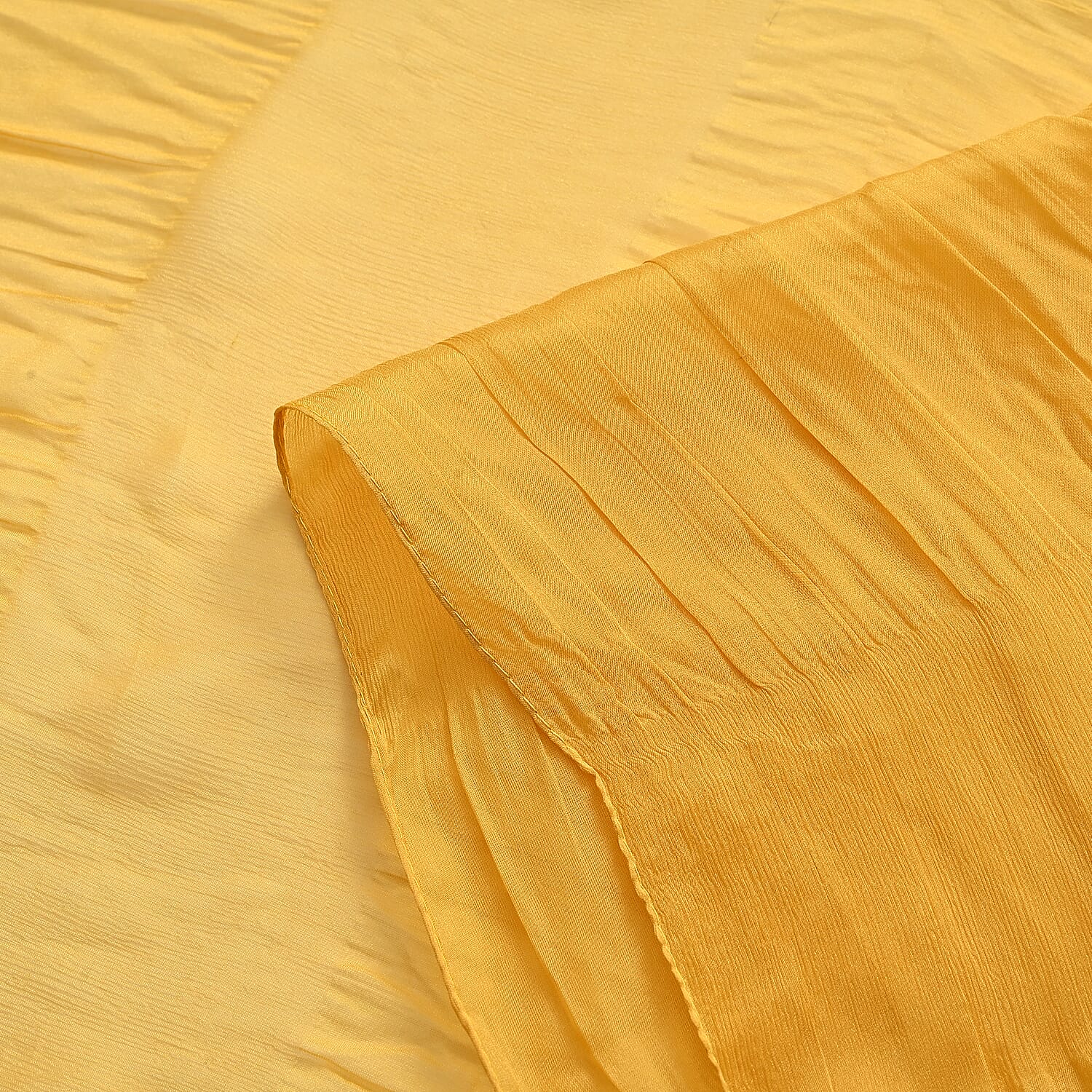 La Marey 100% Mulberry Silk Scarf (198 x 98cm) - Yellow 8525903 7