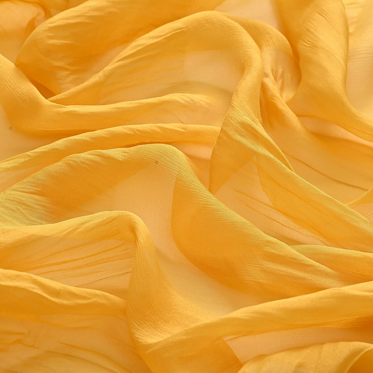 La Marey 100% Mulberry Silk Scarf (198 x 98cm) - Yellow 8525903 8