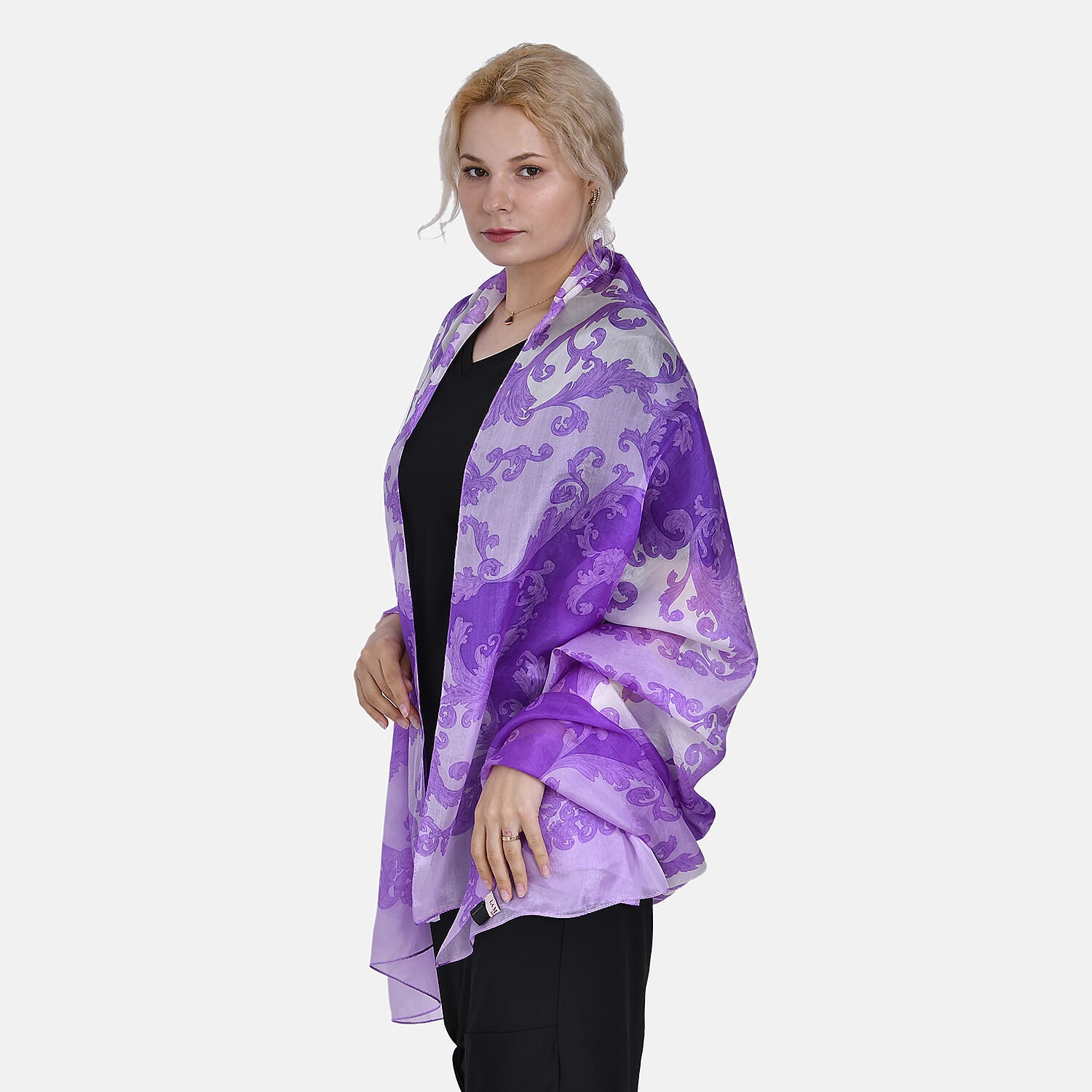 La Marey Mulberry Silk Scarf 7756634 3