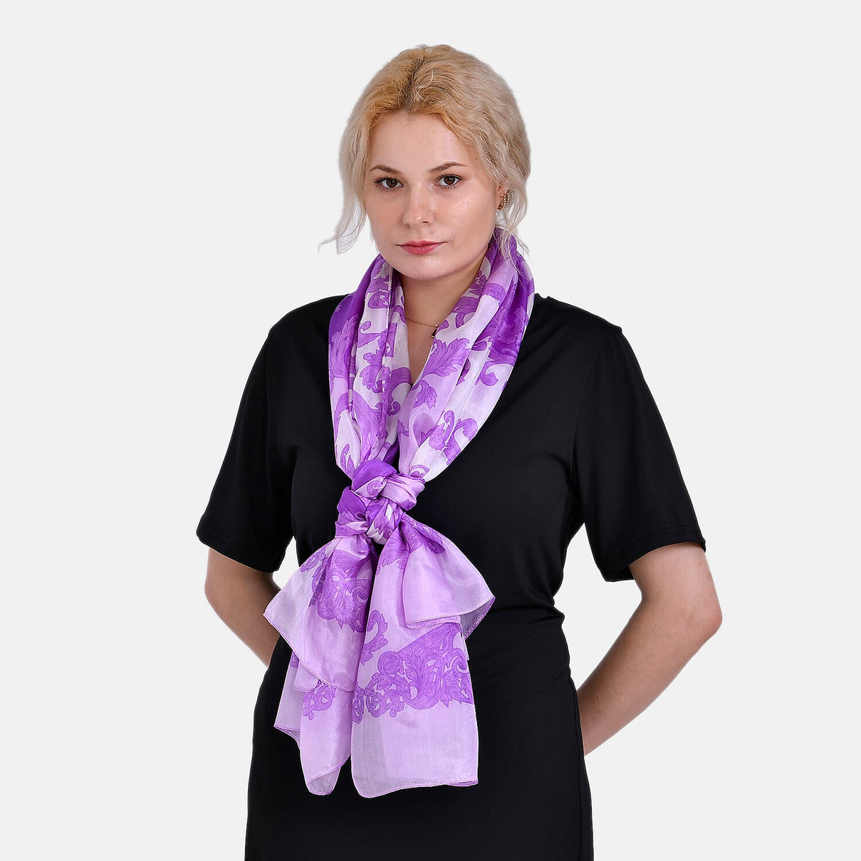 La Marey Mulberry Silk Scarf 7756634 4