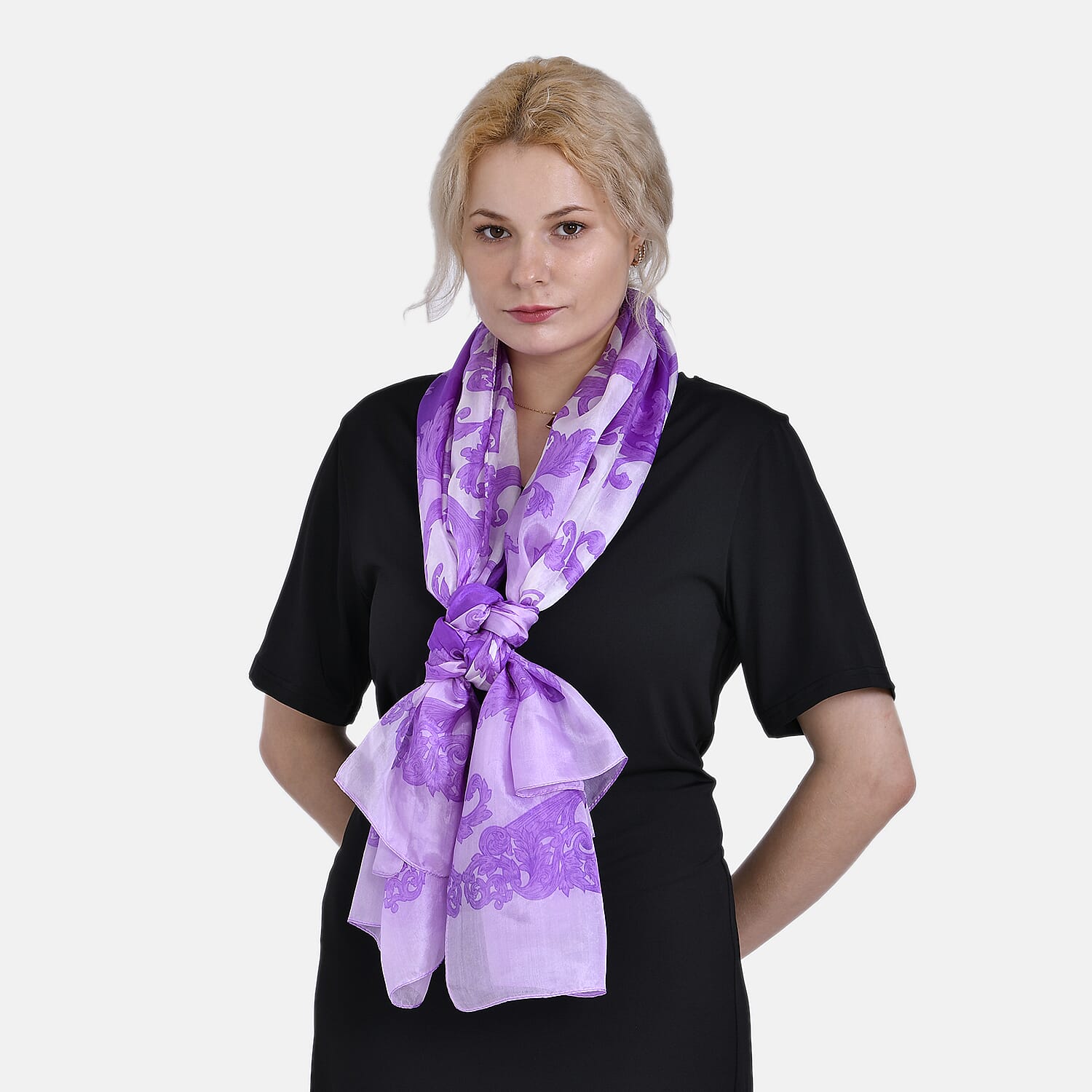 La Marey Mulberry Silk Scarf 7756634 4