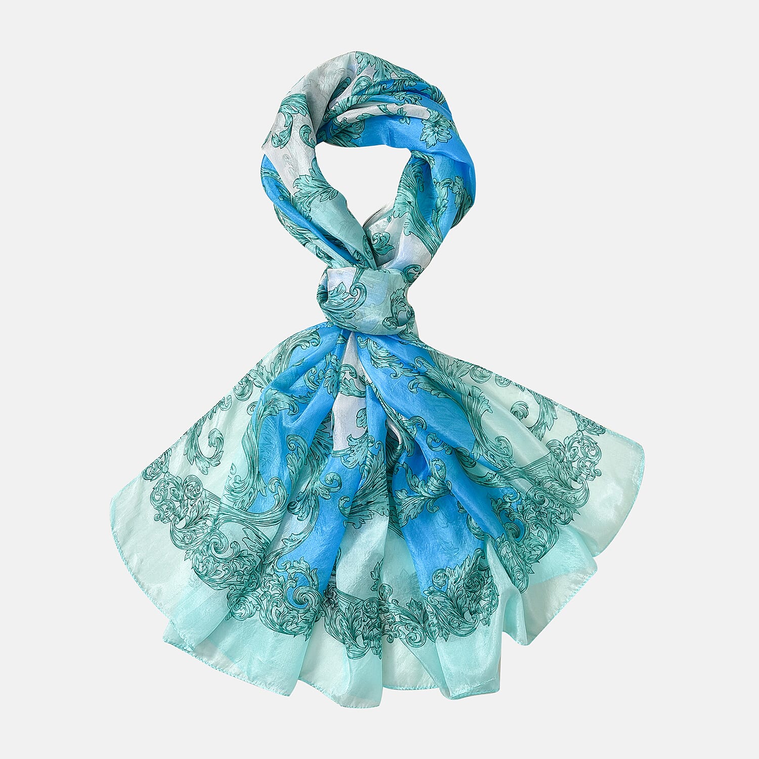 La Marey Pure Mulberry Silk Tie and Dye Scarf 7756625 5