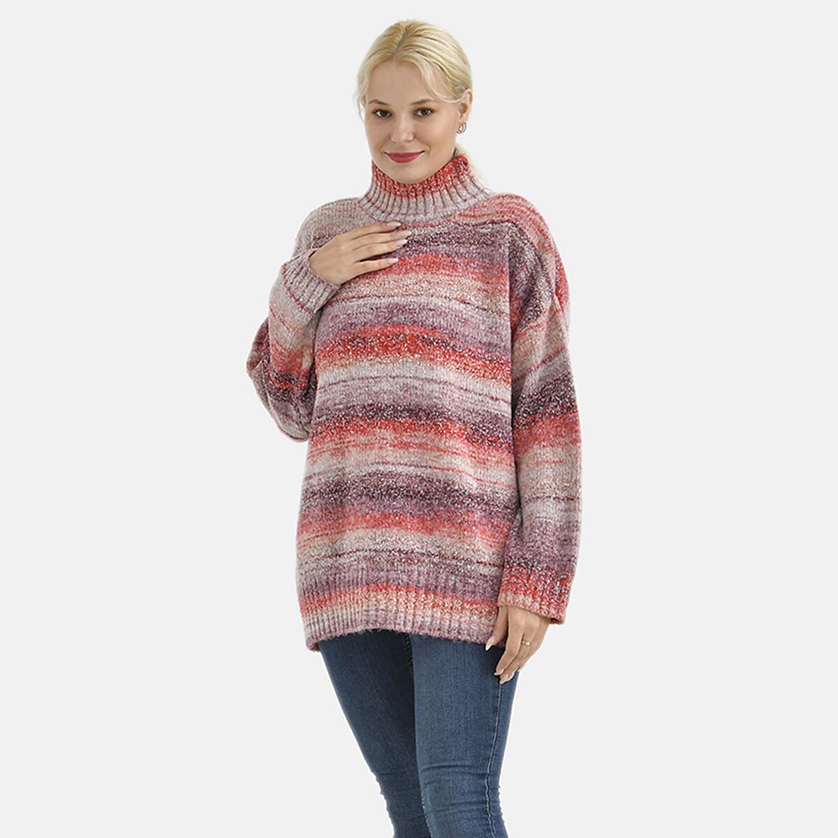 La Marey Multi-Coloured Striped Jumper 7811795 6