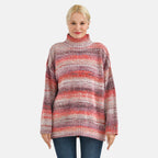 La Marey Acrylic Striped Sweater - Red