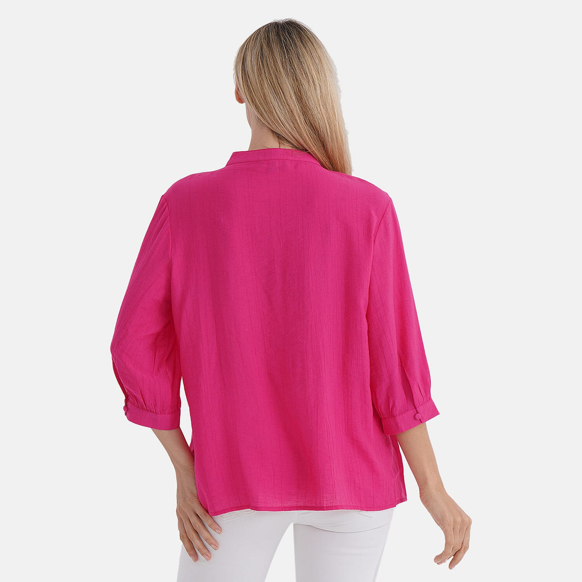 La Marey Pintuck Button Blouse (Size 18 to 20) - Pink V32699100 2