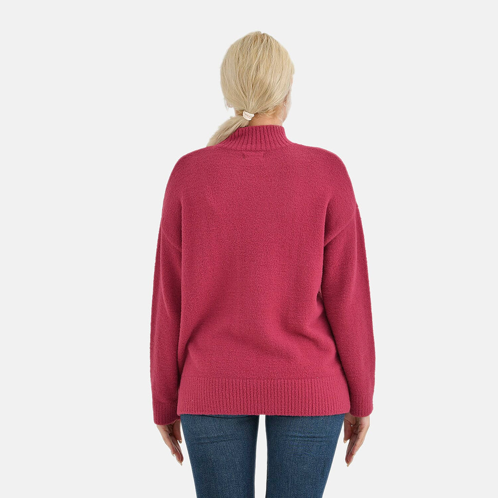 La Marey Turtle Neck Jumper  (Size 16 to 18)- Red