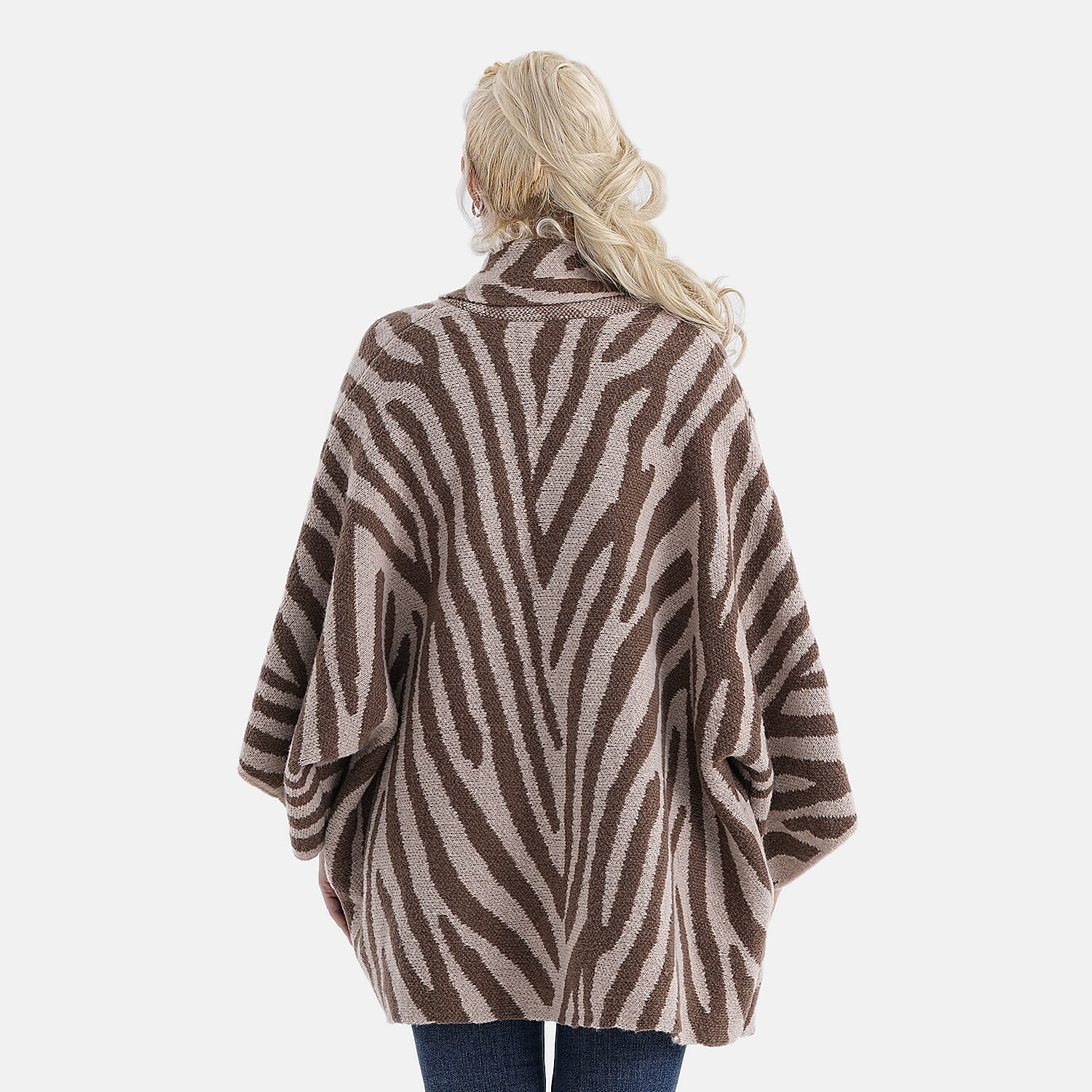 La Marey Oversized Cardigan (Size 10 to 22) - Chocolate 8201252 2