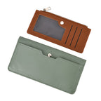 La Marey - Set of 2 RFID Blocking Wallet & Card Holder - Green & Tan