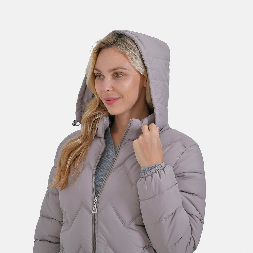La Marey Lightning-Patterned Jacket (Size 20 to 22) - Beige
