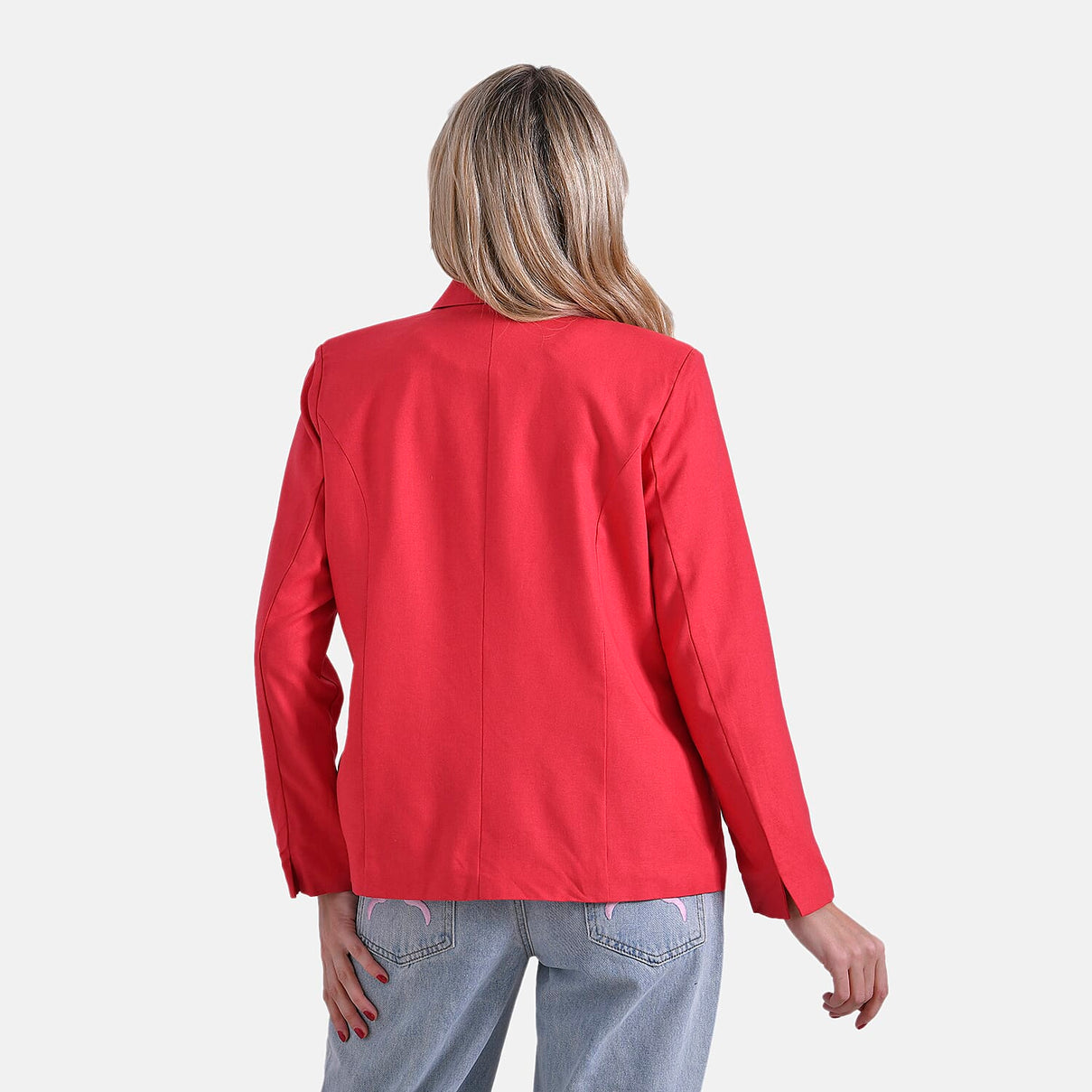 La Marey Classic Linen-Blend Blazer with Notched Lapels 7956214 2