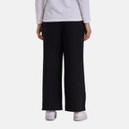 La Marey Womens Wide Leg Lounge High Waist Trouser (Size M) - Black