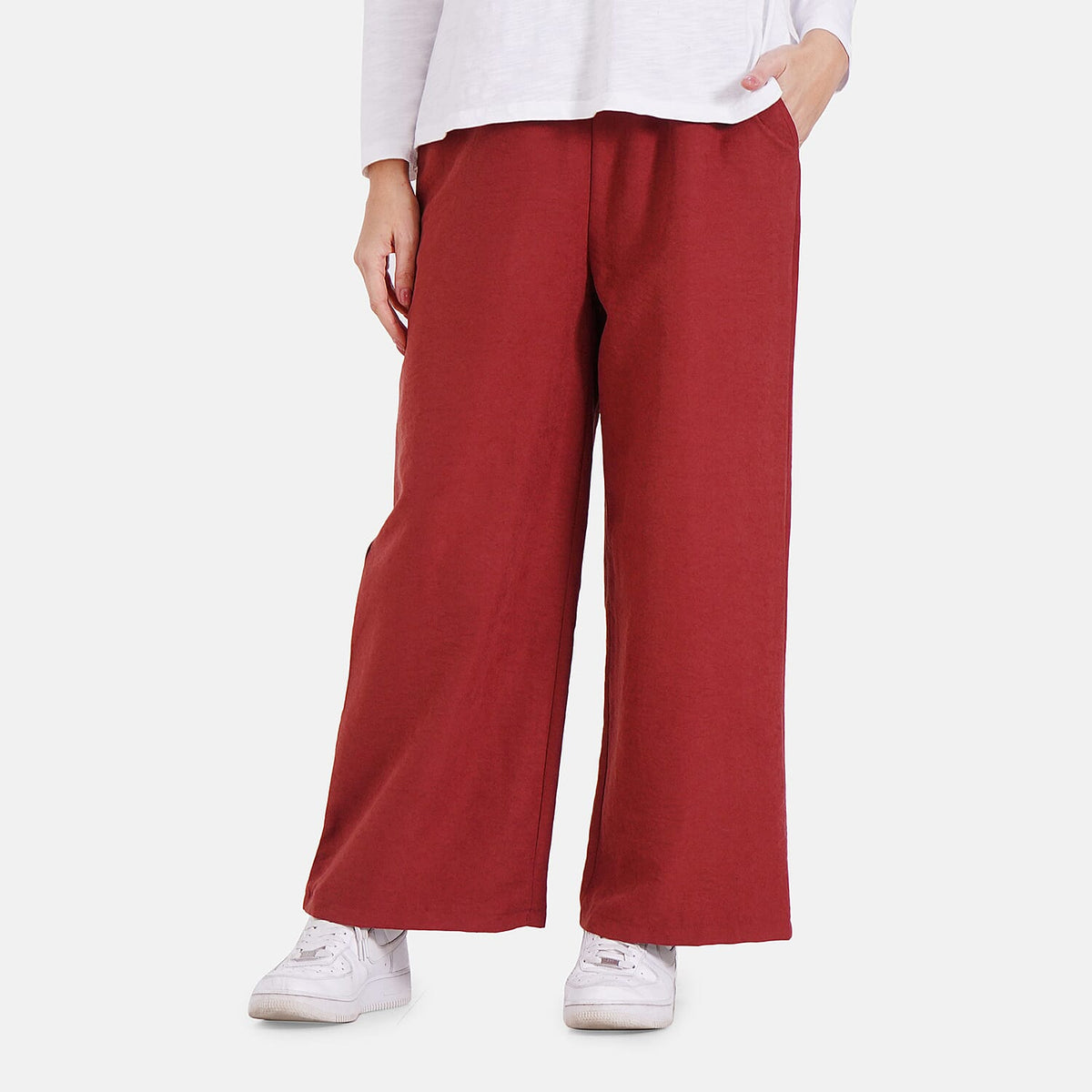 &amp; Maisi Patterned Womens Wide Leg Trousers 8020332 0