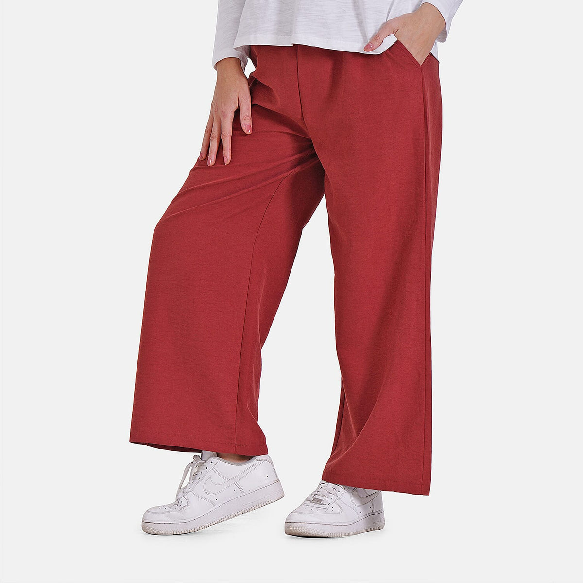 &amp; Maisi Patterned Womens Wide Leg Trousers 8020332 3