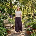 La Marey Smocked Stretch Culotte (One Size, 10-22) - Brown