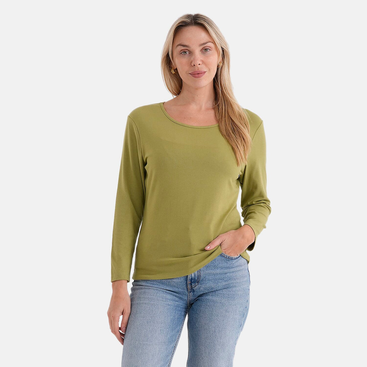 La Marey Classic Rayon T-shirt (Size 16 to 18) - Green 8292618 0