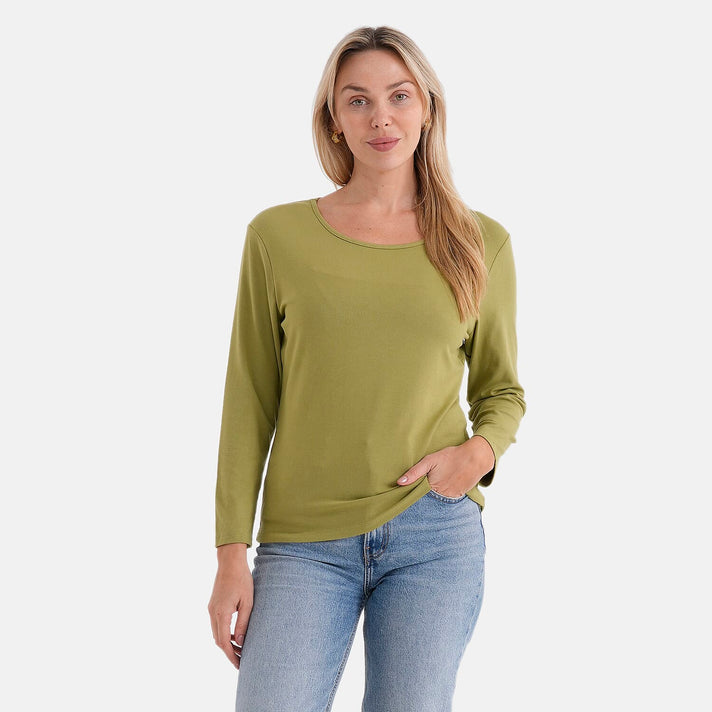La Marey Classic Rayon T-shirt (Size 16 to 18) - Green 8292618 1