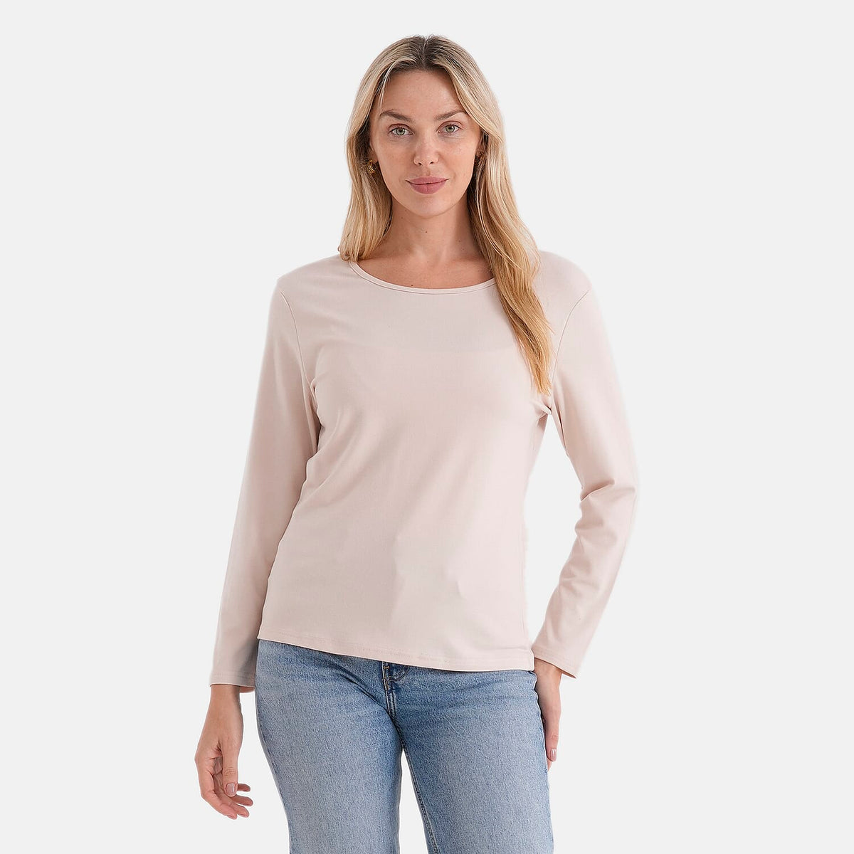 La Marey Classic Rayon T-shirt (Size 8 to 10) - Beige V32565451 0
