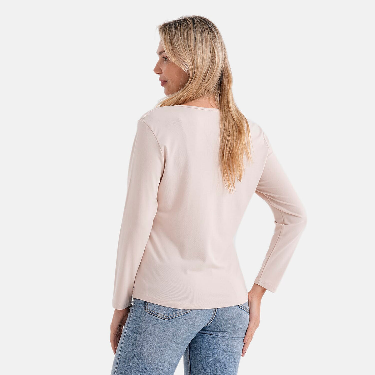 La Marey Classic Rayon T-shirt (Size 8 to 10) - Beige V32565451 3