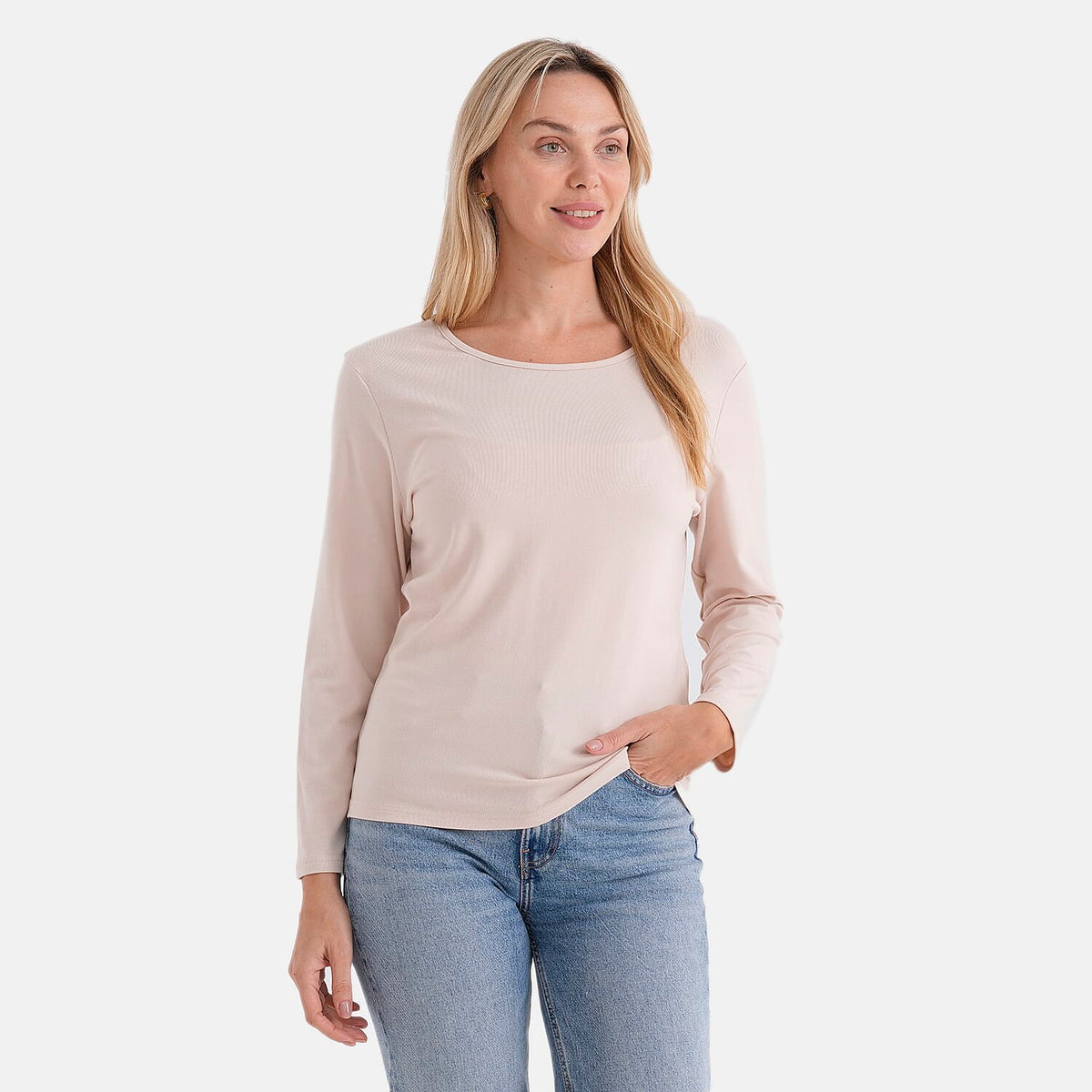 La Marey Classic Rayon T-shirt (Size 8 to 10) - Beige V32565451 5