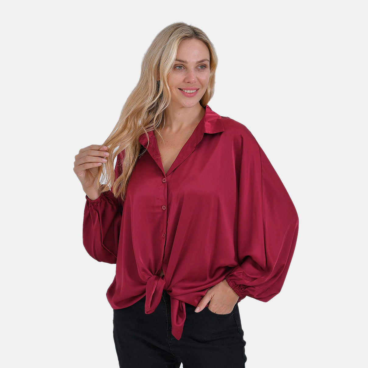 La Marey Women's Oversized Shirt 7930376 7