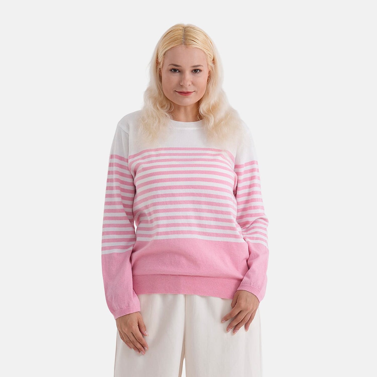 La Marey Soft Striped Jumper (Size 16 to 18) - Pink 8416822 0