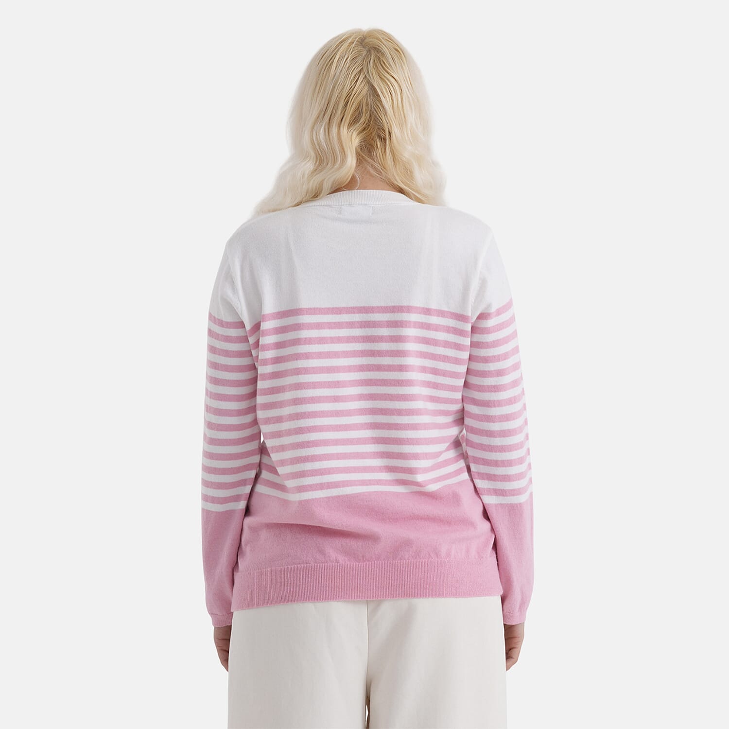 La Marey Soft Striped Jumper (Size 16 to 18) - Pink 8416822 3